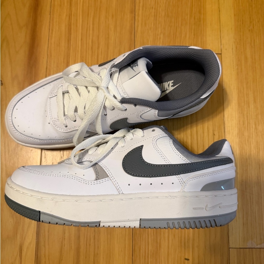 Nike Women's White and Gray Sneakers